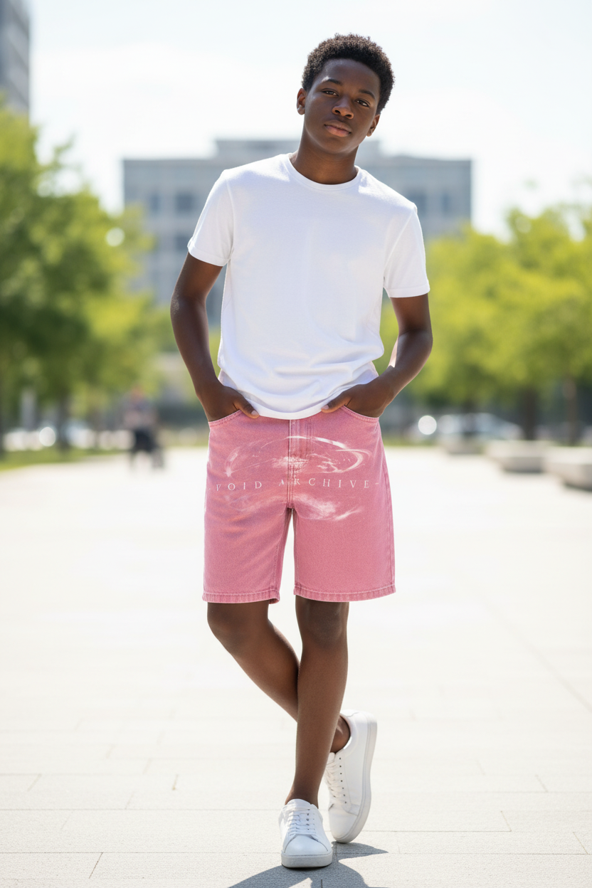 Pink Jean void archive shorts
