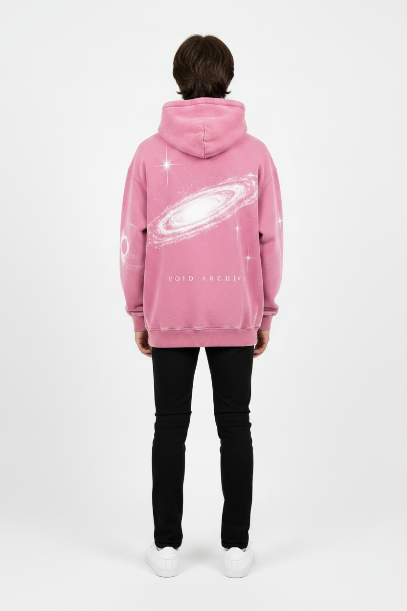 Pink void archive hoodie