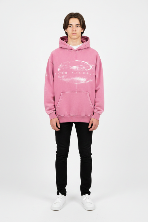Pink void archive hoodie