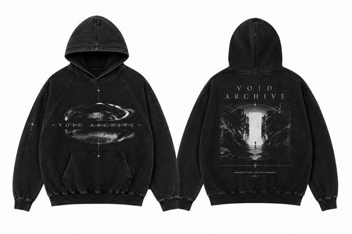 Black Void archive hoodie